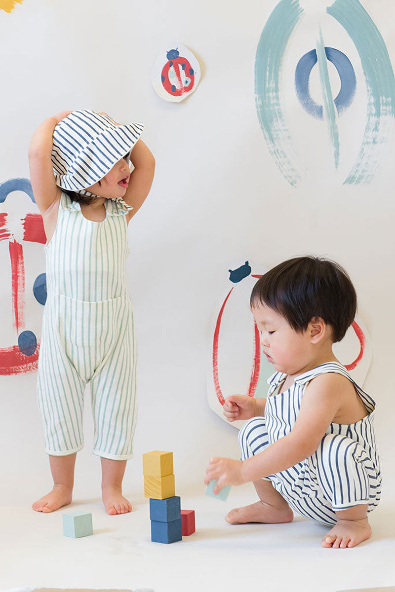 Bucket Hat - Stripes Away Ink Blue