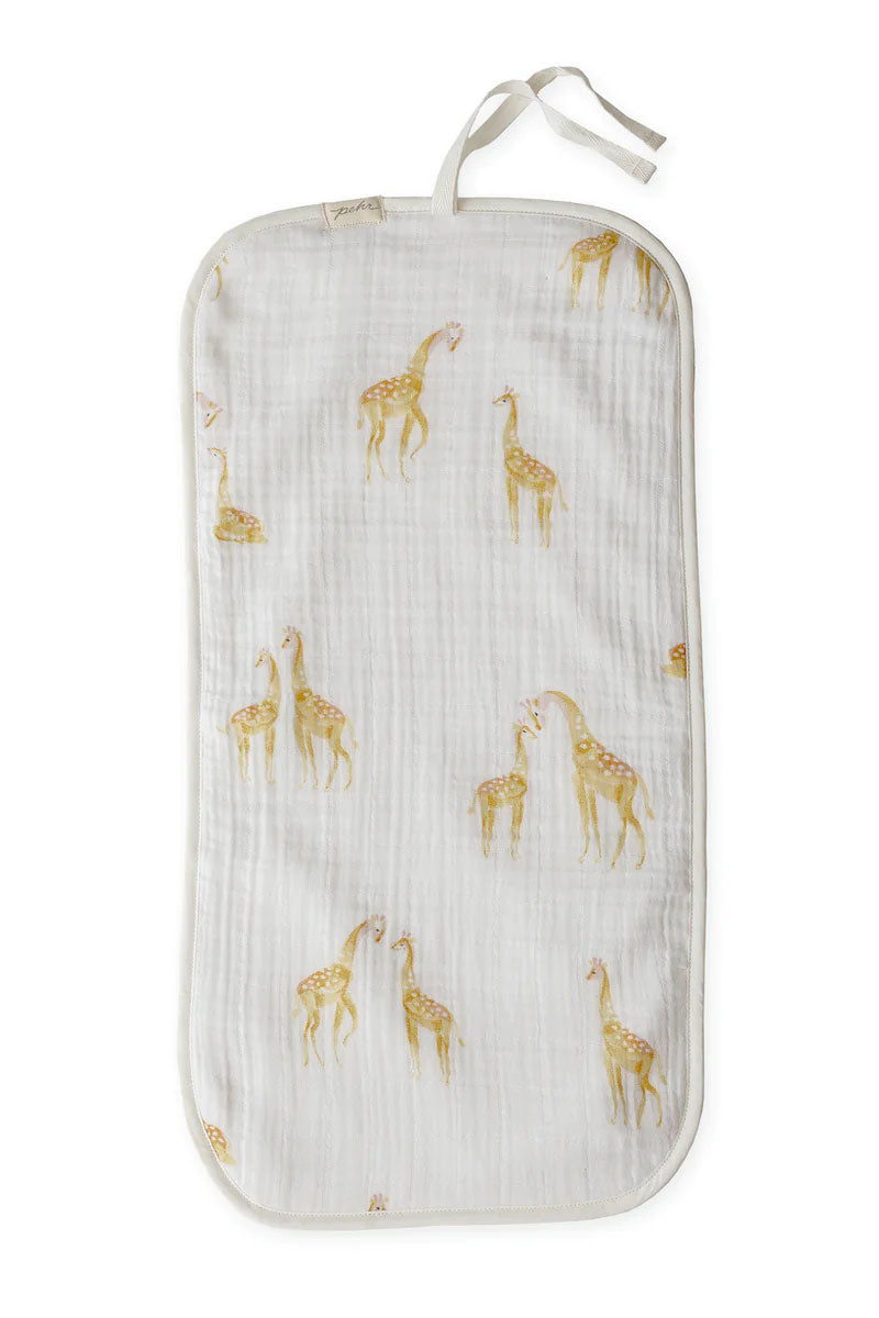 Burp Cloth - Follow Me Giraffe