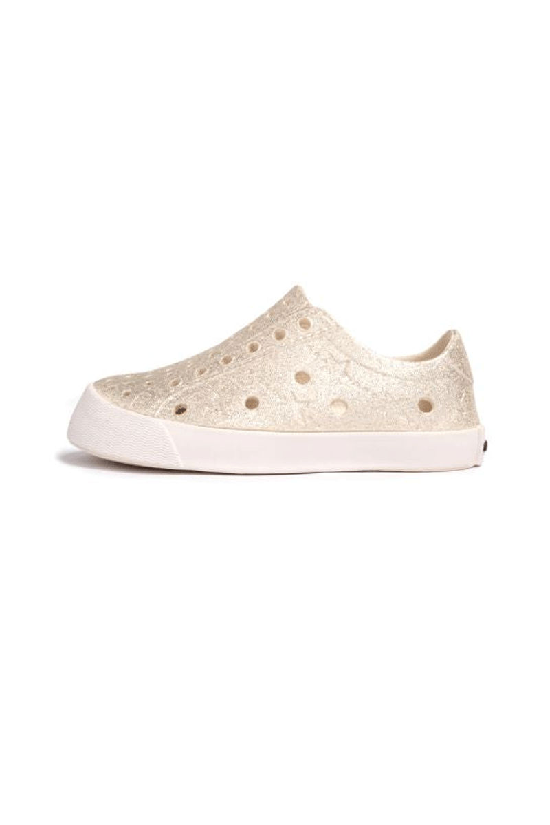 Famous Toddler/Kid Waterproof Sneaker - Gold Glitter