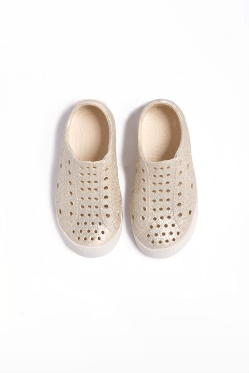 Famous Toddler/Kid Waterproof Sneaker - Gold Glitter