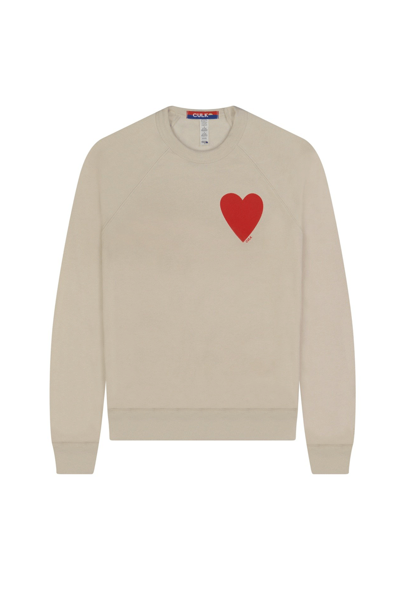 Love Crewneck Sweatshirt - Cream