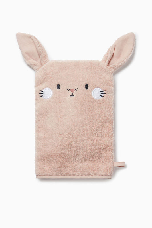 Bunny Towel Mitt - Blush