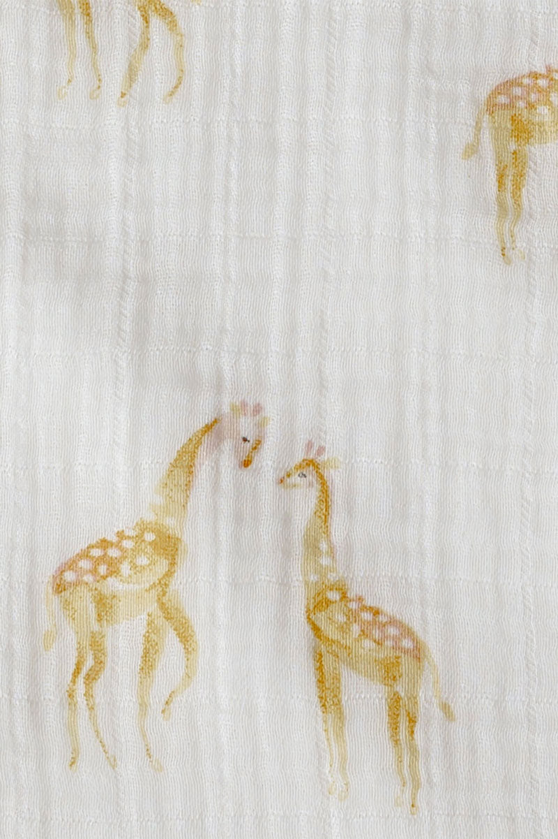 Burp Cloth - Follow Me Giraffe